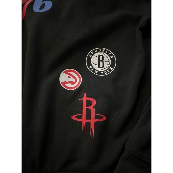 Ultra Game Men's Black NBA Team Logos Pullover Hoodie Size Medium - Picture 9 of 10